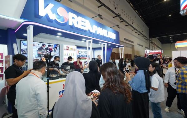 K-Food Goyang Jakarta lewat Pameran Waralaba Internasional, Sajikan Gimbap hingga Tteokbokki