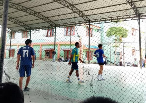 Futsal Putra Warnai Pekan Kreativitas Mahasiswa FIT IAKN Tarutung 2025