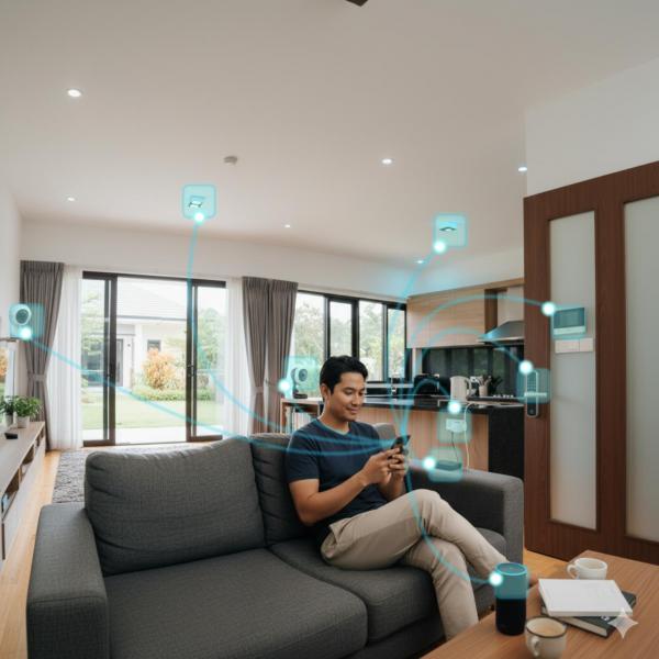 Canggih Parah! Tirai Buka Sendiri, Lampu Menyala Otomatis Berkat AI Greenpark