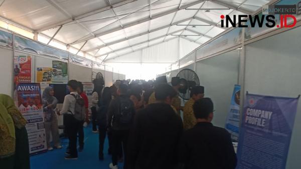 BREAKING NEWS Job Fair Kilat! Cuma 4 Jam, Bursa Kerja Jombang Langsung Diserbu Ratusan Pencari Cuan