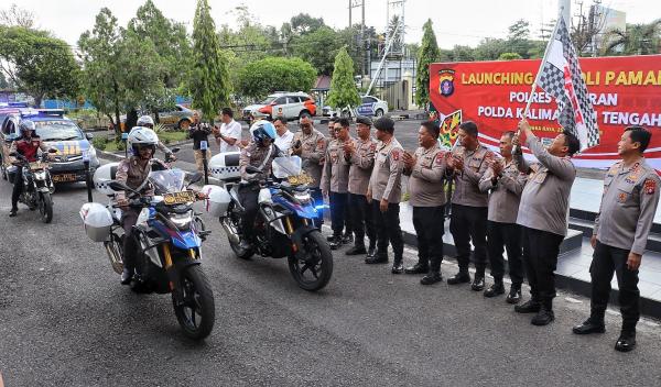 Polresta Palangka Raya Gelar Pelepasan Patroli Pamapta Usai Bimtek Bersama Kapolda Kalteng