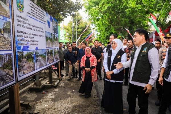 Rehabilitasi Jalan Poros Desa Miru – Jugo Lamongan Telan Anggaran Rp4,23 Miliar