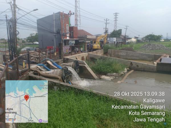 Atasi Genangan, Pemkot Semarang Kerahkan Semua Pompa di Berbagai Titik