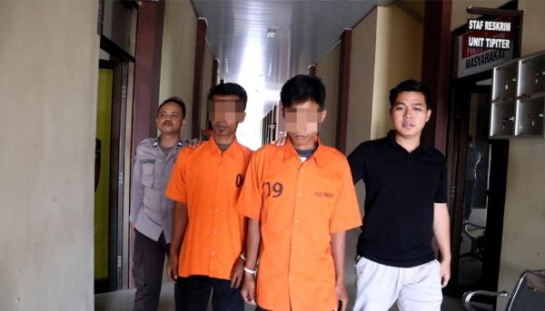 Begal Ending, Dua Pelaku Rampok Petugas Kebersihan di Pringsewu Diciduk Tekab 308