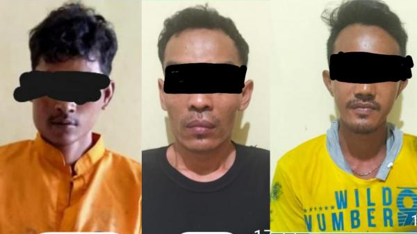 Aksi Tiga Pria Ini Meresahkan Warga, Mencuri Motor Milik Petani Nganjuk