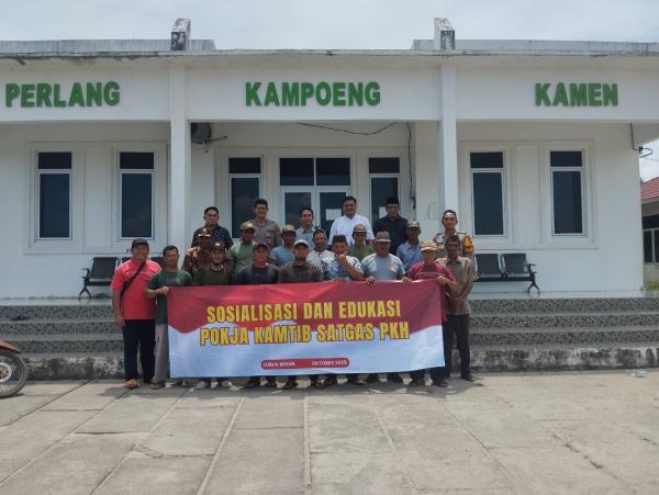 Edukasi Perpres Nomor 5/2025: Satgas PKH Masuk Lubukbesar, Sasar Korporasi Bukan Petani Individu