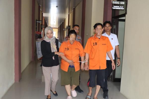 Sepasang Bukan Suami Istri Diciduk Satresnarkoba Pringsewu Saat Nyabu di Rumah Pagelaran