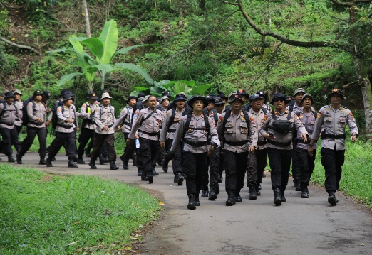 Sambut HUT Brimob ke-80, Polres Madiun Gelar Napak Tilas ke Monumen Sakip–Sanali