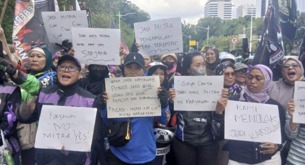 Tuntut Keterlibatan Mitra Dalam Pembuatan Perpres Transportasi Online, Ini yang Dilakukan Ojol