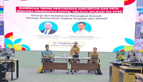 Kominfo Makassar Gelar Bimtek Penyusunan Arsitektur dan Peta Rencana Pemerintah Digital