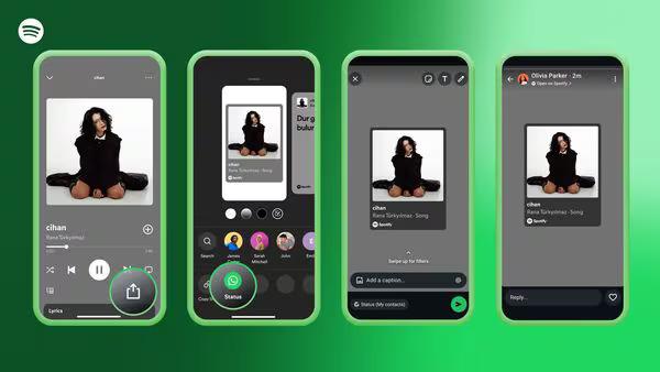 Cuma Butuh Beberapa Detik, Ini Cara Kirim Lagu Spotify ke Status WhatsApp di Android
