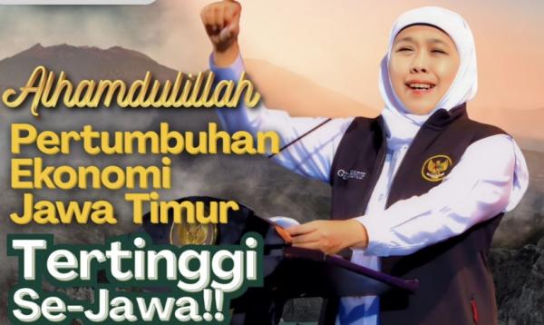 Ekonomi Jawa Timur Tumbuh 1,70 Persen, Tertinggi di Pulau Jawa, Begini Strateginya