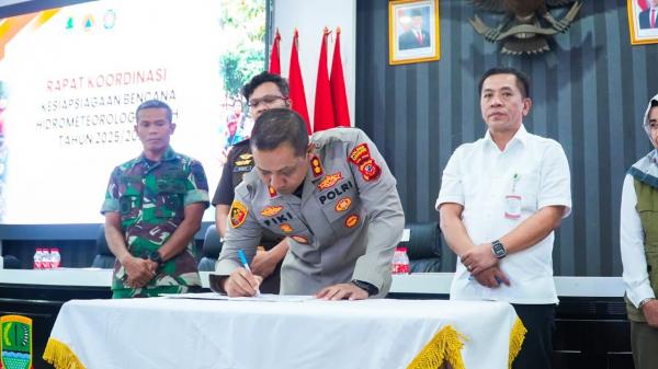 Hadiri Rakor Kesiapsiagaan Bencana 2025, Kapolres Karawang Siap Bersinergi Tangani Bencana