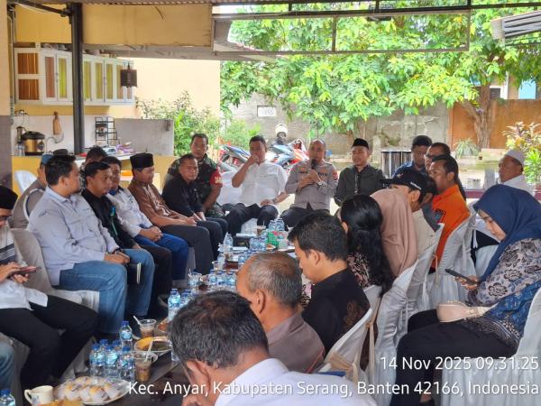 Kesiapan Polsek Anyar Ciptakan Situasi Aman dan Kondusif Jelang Nataru 2025, Bersama Unsur Forkopica