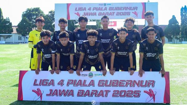 Lolos ke Semifinal Piala Gubernur Jabar Seri 2, Abinaya Squad FC Masuk Promosi Liga 4 Seri 1