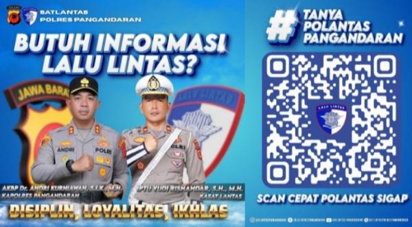 Kasatlantas Pangandaran Iptu Yudi: Cukup Scan QR, Informasi Lalu Lintas Langsung di Genggaman