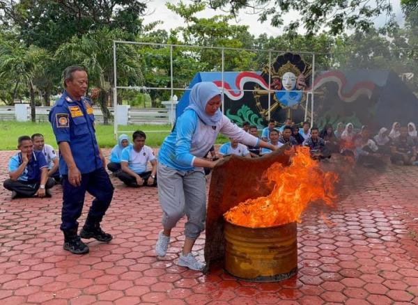 Lapas Indramayu Gandeng Damkar Tingkatkan Kemampuan Mitigasi Bencana