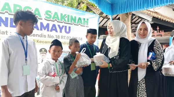 Keluarga Sakinah Indramayu Santuni Ratusan Anak Yatim dan Dhuafa