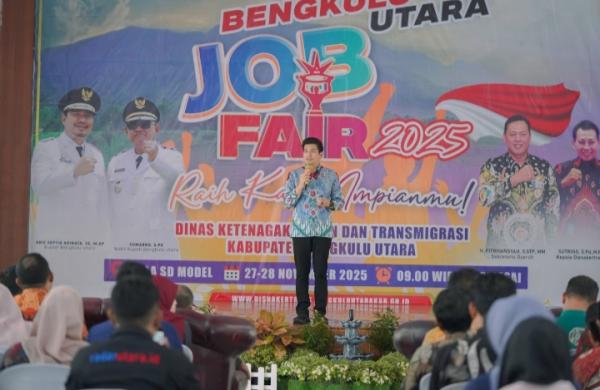 Job Fair 2025, Bupati Tekankan Perusahaan Terima Karyawan Berdomisili di Bengkulu Utara