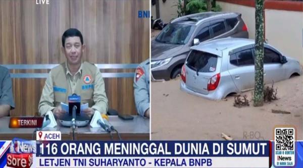 BREAKING NEWS Bencana Banjir Sumut 116 Meninggal Dunia