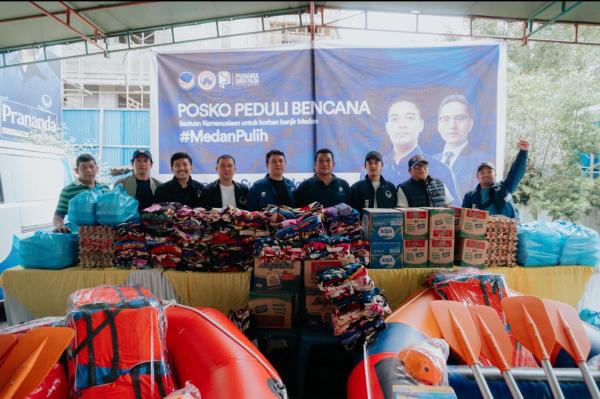 Perahu dan Logistik PSP Foundation Ringankan Beban Korban Banjir Medan