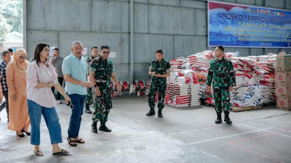Kahiyang Kawal Distribusi Udara Bantuan Bencana Sumut, Jalan Darat Sibolga Terbuka