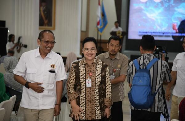 Hadiri Pelantikan Pengurus PWI Jawa Tengah, Agustina Sebut Media Mitra Strategis Pemerintah