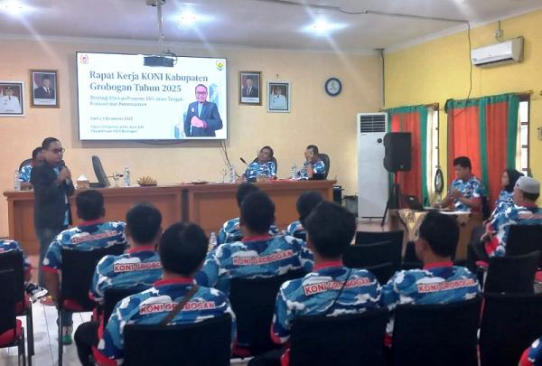 Di Tengah Efisiensi Anggaran, KONI Grobogan Targetkan Masuk 4 Besar di Porprov Jateng 2026
