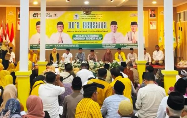 Golkar Doa Bersama untuk Korban Bencana Banjir Sumatera dan Aceh