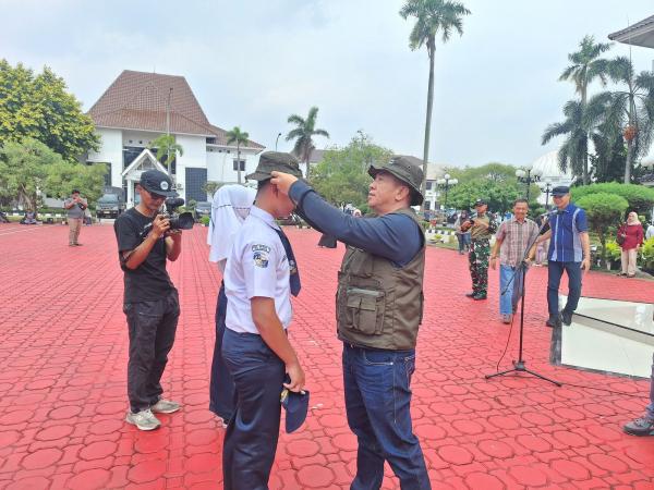 Satu Siswa Berprestasi Jadi Role Model di Program Bela Negara Karawang
