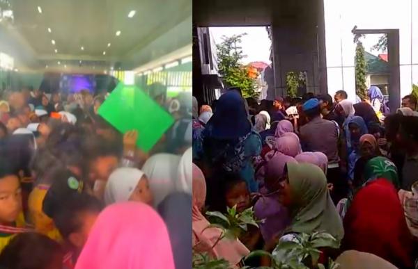 Ricuh! Ratusan Anak-anak & Wali Murid Berdesakan, Saat Ikuti Olimpiade Matematika di Bojonegoro