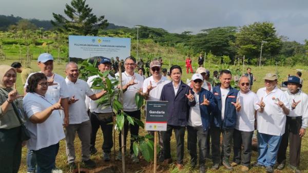 Pulihkan Kawasan Puncak, KLH Tanam Ratusan Pohon di Lereng Gunung Gede Pangrango