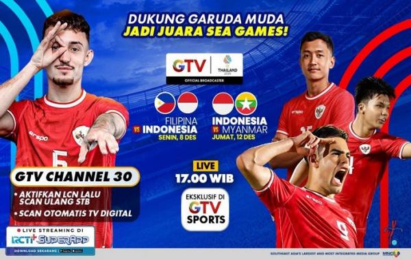 Timnas Indonesia U-22 Vs Filipina di SEA Games 2025 Hari Ini, Tayang di GTV