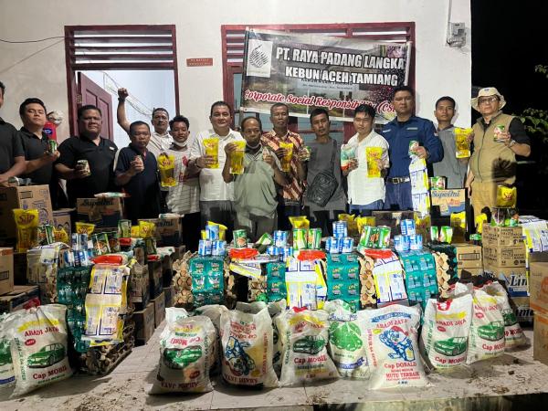 Ribuan Paket Bantuan dari PT Rapala Mengalir ke Desa-Desa Terdampak Banjir di Aceh Tamiang 