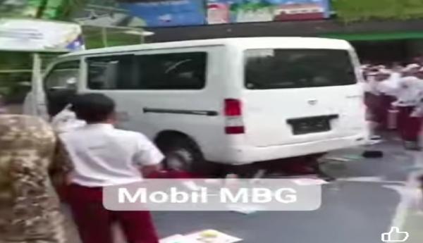 Siswa SD Terlindas Mobil Pengangkut Makanan Gratis, Sopir Diamankan Polisi