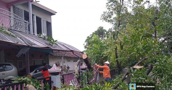 Angin Kencang Porak-porandakan Tiga Kecamatan di Sidoarjo, 28 Rumah Rusak
