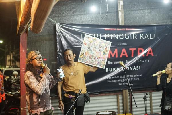 Jurnalis dan Relawan Surabaya Gelar Aksi “Nada untuk Sumatra” sebagai Bentuk Kepedulian Pada Korban