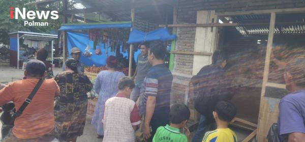 Pria Bersenjata Parang Mengamuk di Pasar Campalagian dan Rusak Kios,  Polisi Kejar Pelaku