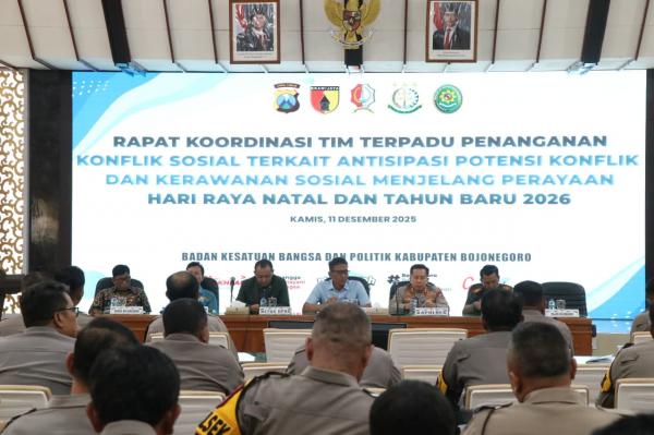 Cegah Konflik hingga Kemacetan, Jadi Fokus Pengamanan Nataru 2026 di Bojonegoro
