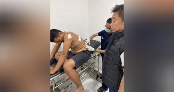 Bansos Tak Cair,  Emosi Meledak, Kepala Dusun di Lampung Selatan Dibacok Warga