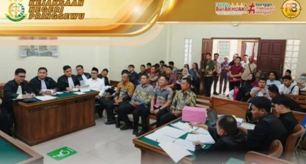 Sidang Pemeriksaan Saksi Kasus Korupsi BIMTEK Pringsewu Digelar
