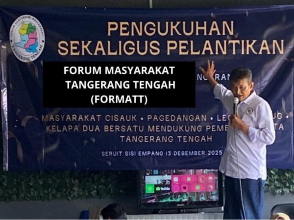Formatt, Motor Penggerak Partisipasi Masyarakat untuk Terwujudnya Daerah Otonomi Baru Kota Tangerang