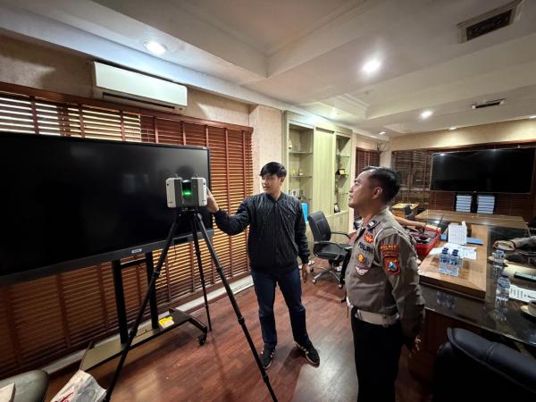 Mengintip Alat 3D Scanner Milik Polres Jombang, Bisa Sajikan Fakta-fakta Kecelakaan Lalu Lintas