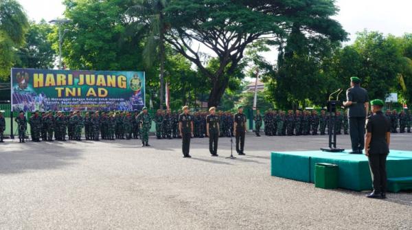 Korem 161 Wira Sakti Peringati Hari Juang TNI AD ke 80 Tahun 2025