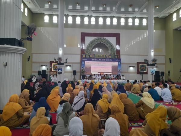 Pemkab Bateng Launching Bangka Tengah Berhaji di Momentum Tabligh Akbar