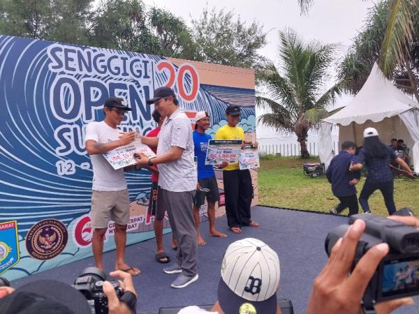 Ajang Senggigi Surfing Open 2025 Perkuat NTB sebagai Destinasi Sport Tourism