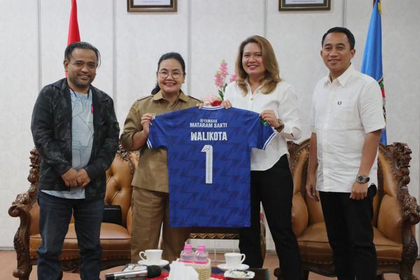 Temui Agustina Wilujeng, Datu Nova Minta Dukungan Pemkot Semarang untuk Mengembalikan Kejayaan PSIS