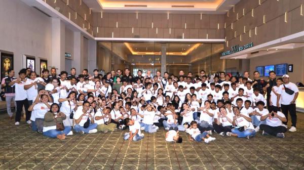 140 Anak Yatim Rasakan Momen Spesial Nonton Bareng Jelang Akhir Tahun