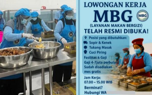 Lowongan Kerja MBG Bergaji Fantastis Beredar di Bojonegoro, Waspada Penipuan!