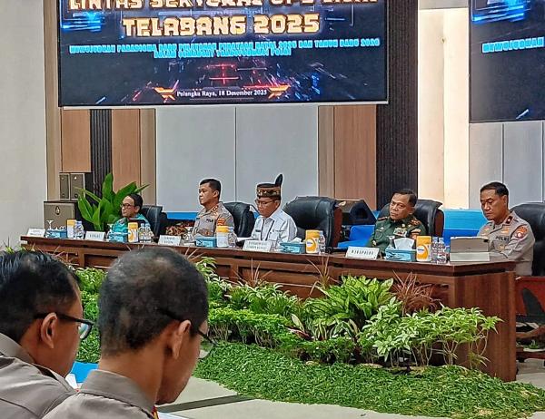 Gelar Rakor Lintas Sektoral, Polda Kalteng Matangkan Sinergi Pengamanan Nataru 2025–2026